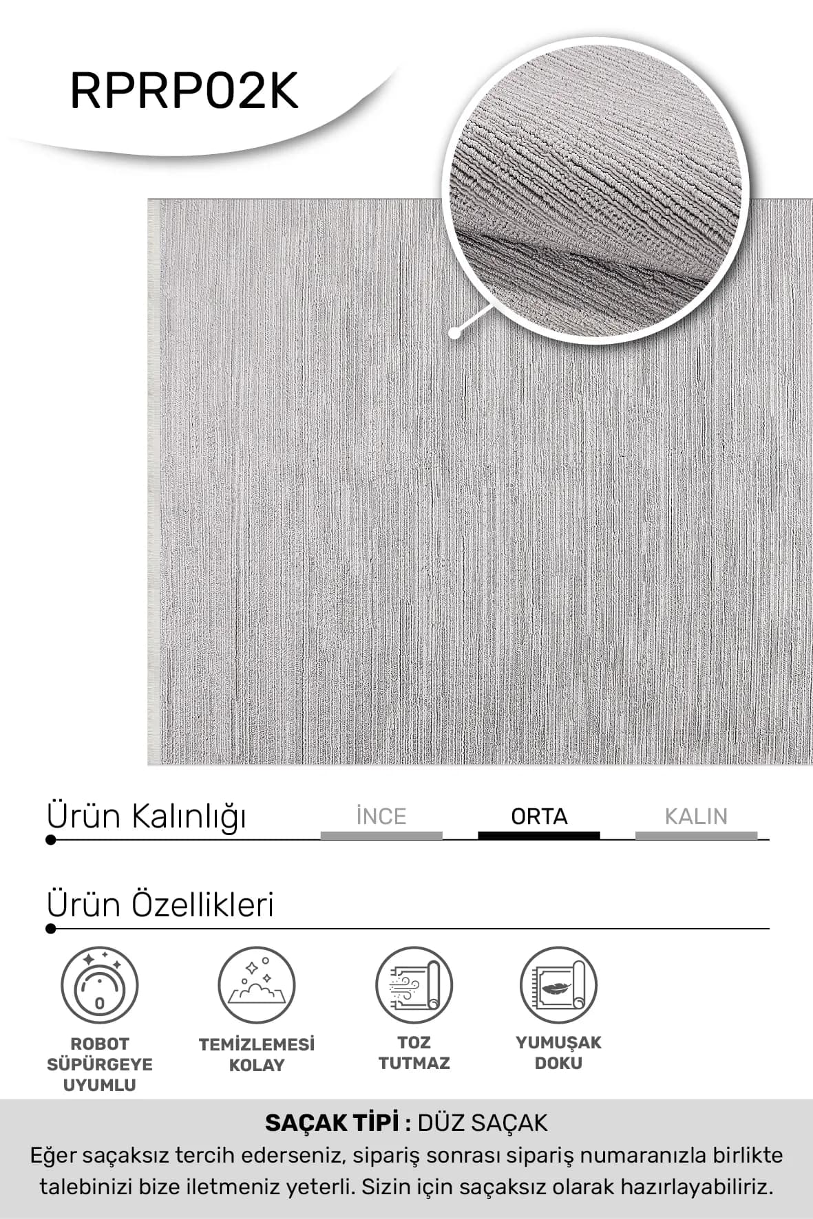 ROSA-Bej- Özel Ölçü- Oturma Odası, Koridor, Yatak Odası Halısı- Robot Süpürgeye Uyumlu-Kolay Temizlenebilir- Uygun Fiyat